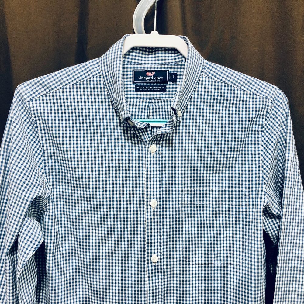 Vineyard Vines Murray Shirt, Sz S Slim Fit, PEM20
